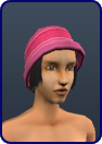 F Hair Hat Angora Pink