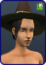 F Hair Hat Witch Neutral